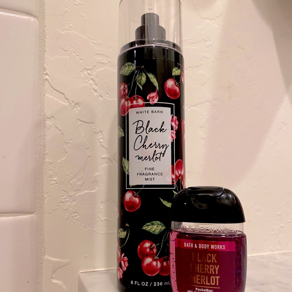 Black cherry merlot set bath and body works